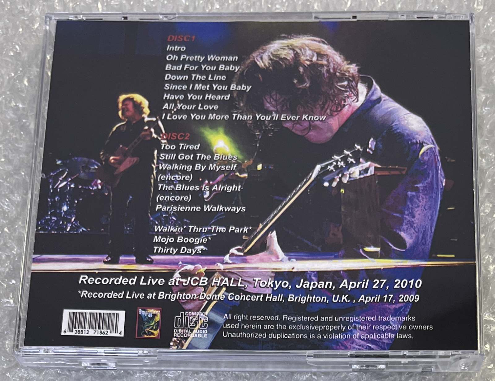 GARY MOORE / BLUES POWER (2CD-R) DRAGONFLAME-042