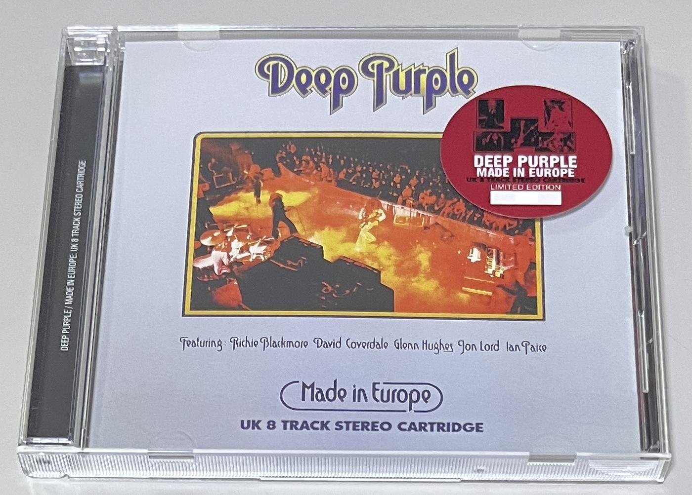 DEEP PURPLE / MADE IN EUROPE: UK 8 TRACK STEREO CARTRIDGE (1CD) NO LABEL