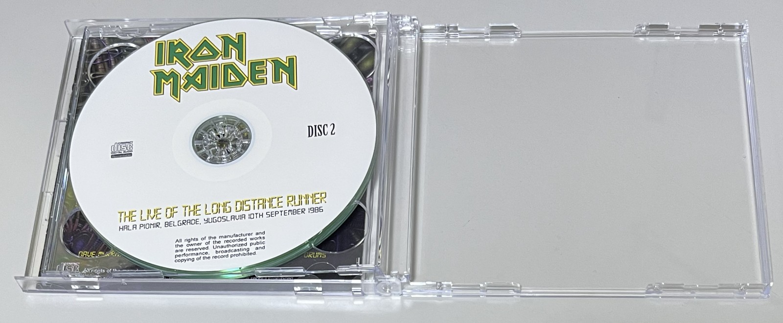 IRON MAIDEN / THE LIVE OF THE LONG DISTANCE RUNNER (2CD-R) GIFT TITTLE