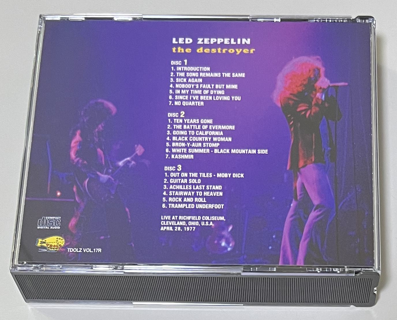 LED ZEPPELIN / THE DESTROYER (3CD) TDOLZ VOL.17R | 中古品HR/HM