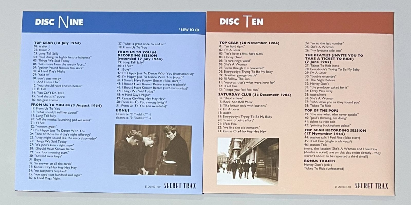 BEATLES / THE ULTIMATE BBC SESSIONS 1962-1966 (10CD BOX) SECRET TRAX / ST 200031-01-10