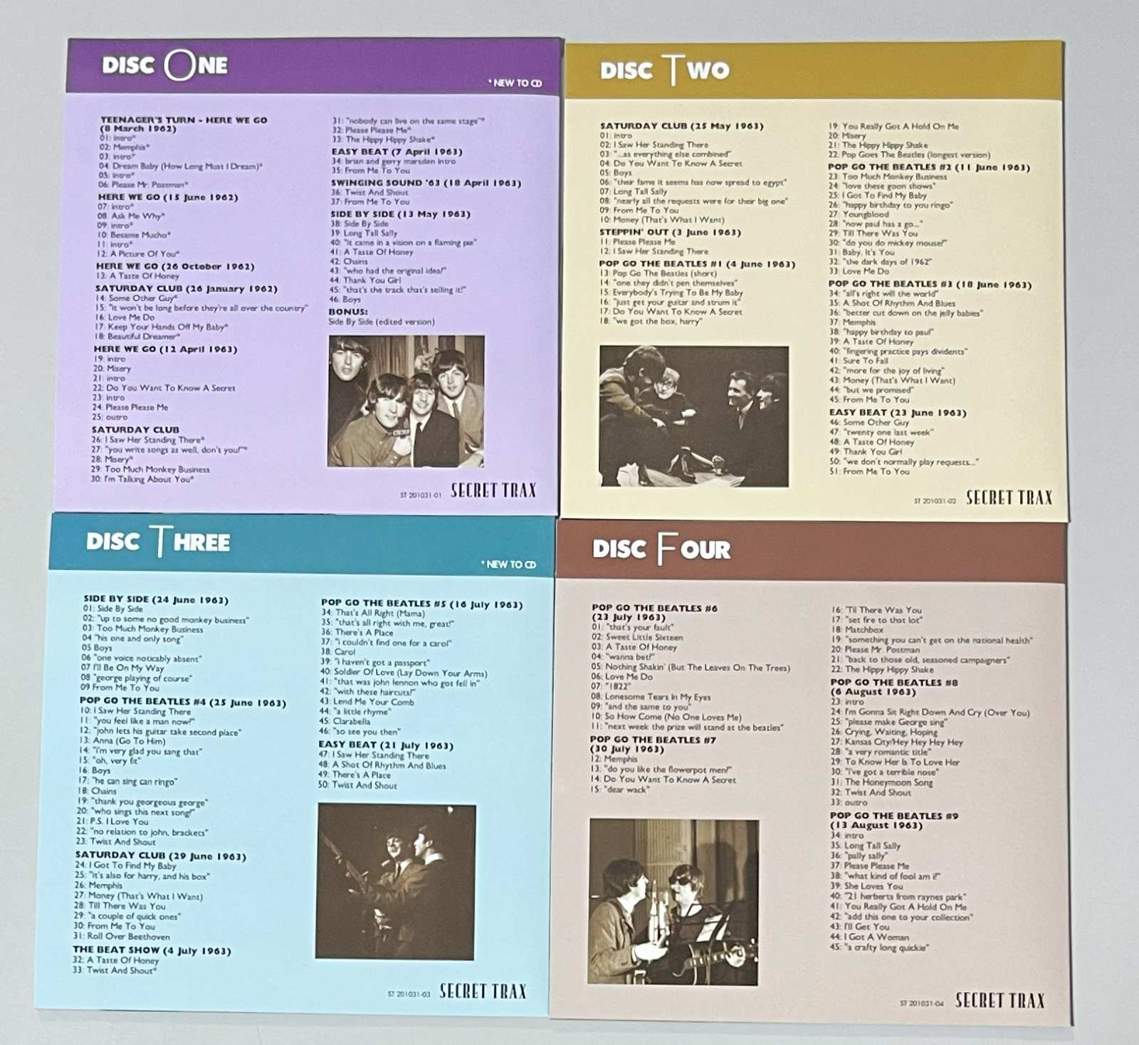 BEATLES / THE ULTIMATE BBC SESSIONS 1962-1966 (10CD BOX) SECRET TRAX / ST 200031-01-10