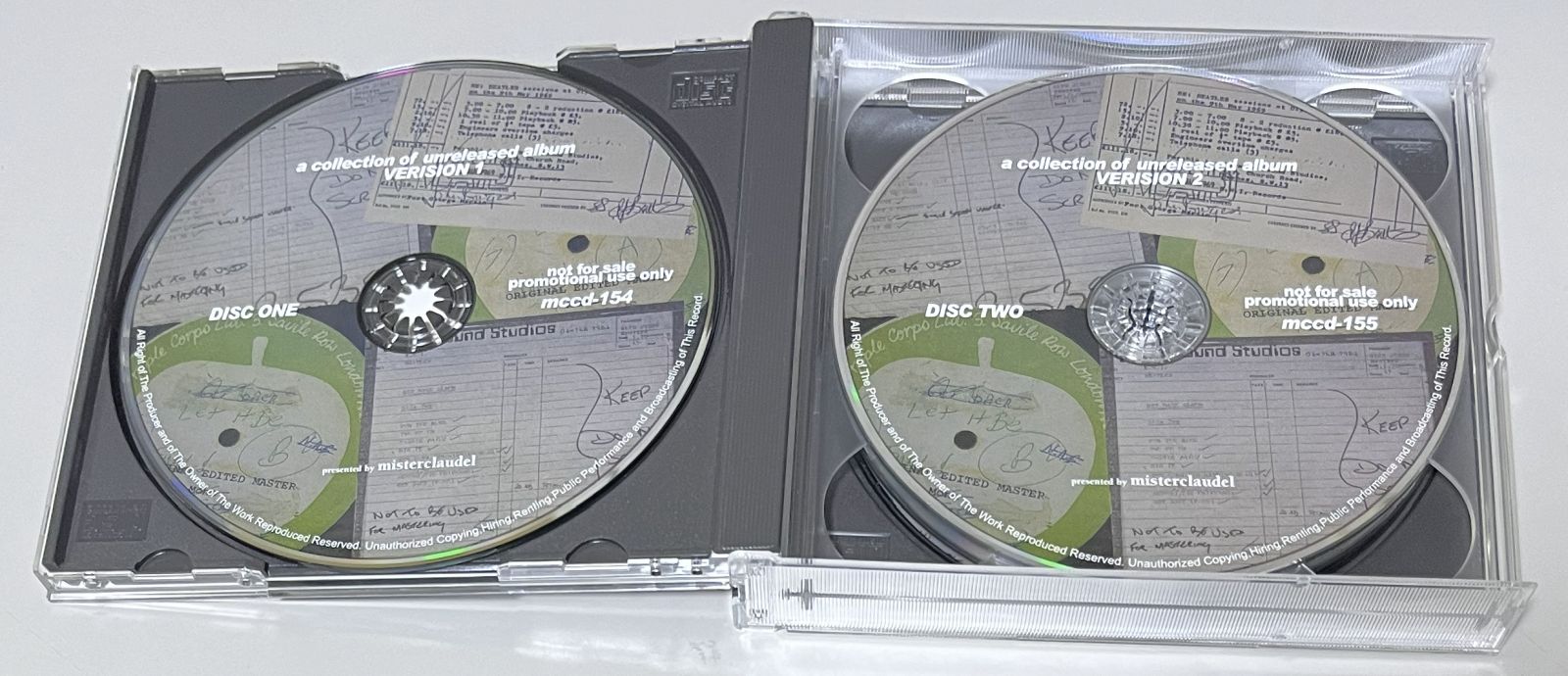 BEATLES / GET BACK: A COLLECTION OF UNRELEASED ALBUM (4CD) MISTERCLAUDEL / MCCD-154/155/156/157