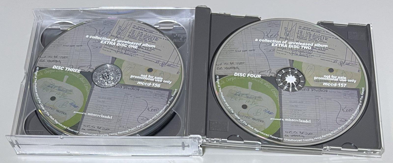 BEATLES / GET BACK: A COLLECTION OF UNRELEASED ALBUM (4CD) MISTERCLAUDEL / MCCD-154/155/156/157