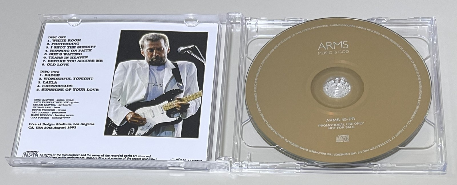 ERIC CLAPTON / DODGERS STADIUM 1992 (2CD) GIFT TITTLE / ARMS-45/46-PR