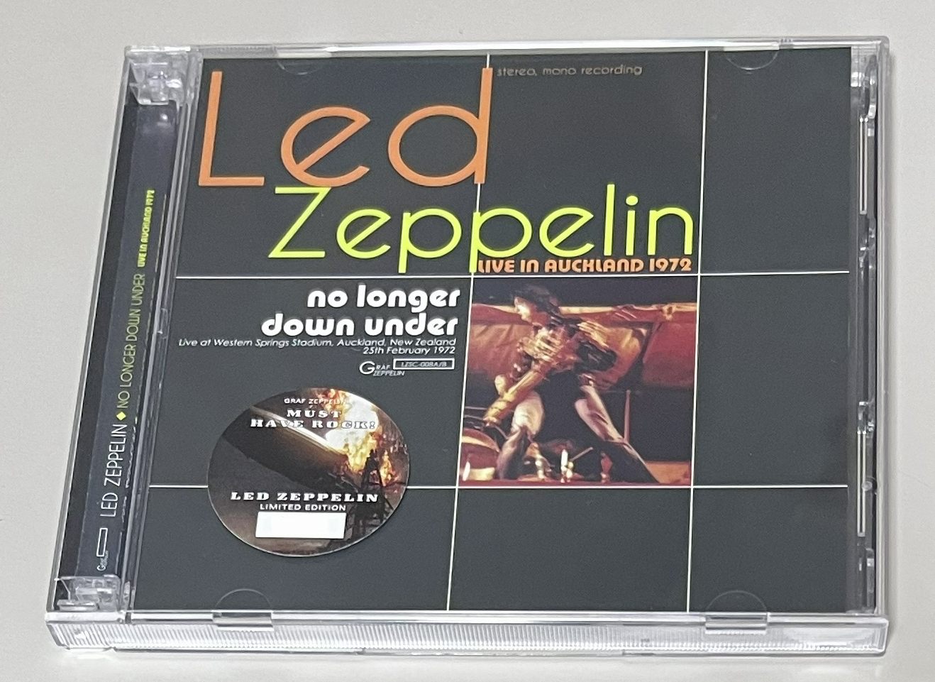 LED ZEPPELIN / NO LONGER DOWN UNDER: LIVE IN AUCKLAND 1972 (2CD