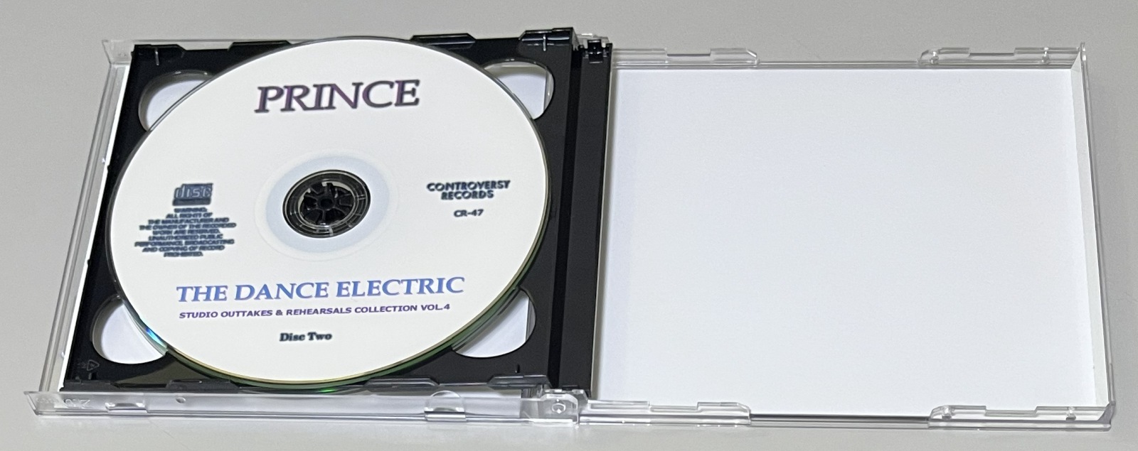 PRINCE / THE DANCE ELECTRIC: STUDIO OUTTAKES AND REHEARSALS VOL.4 (2CD-R) CONTROVERSY / CR-46/47