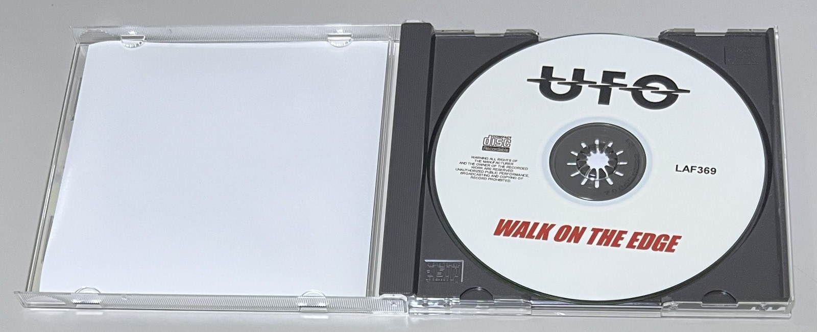 UFO / WALK ON THE EDGE (1CD-R) LOST AND FOUND / LAF369