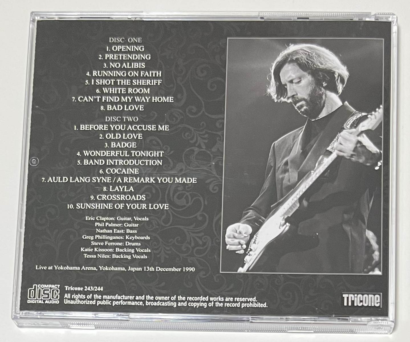 ERIC CLAPTON / YOKOHAMA 1990 (2CD) TRICONE 243/244 | すべての商品