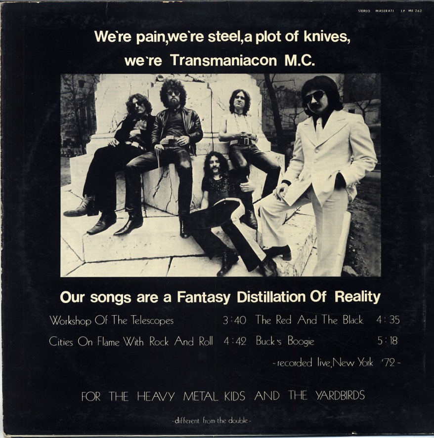 BLUE OYSTER CULT / THE CULT LIVES (1LP) MASERATI / LP-ME 262