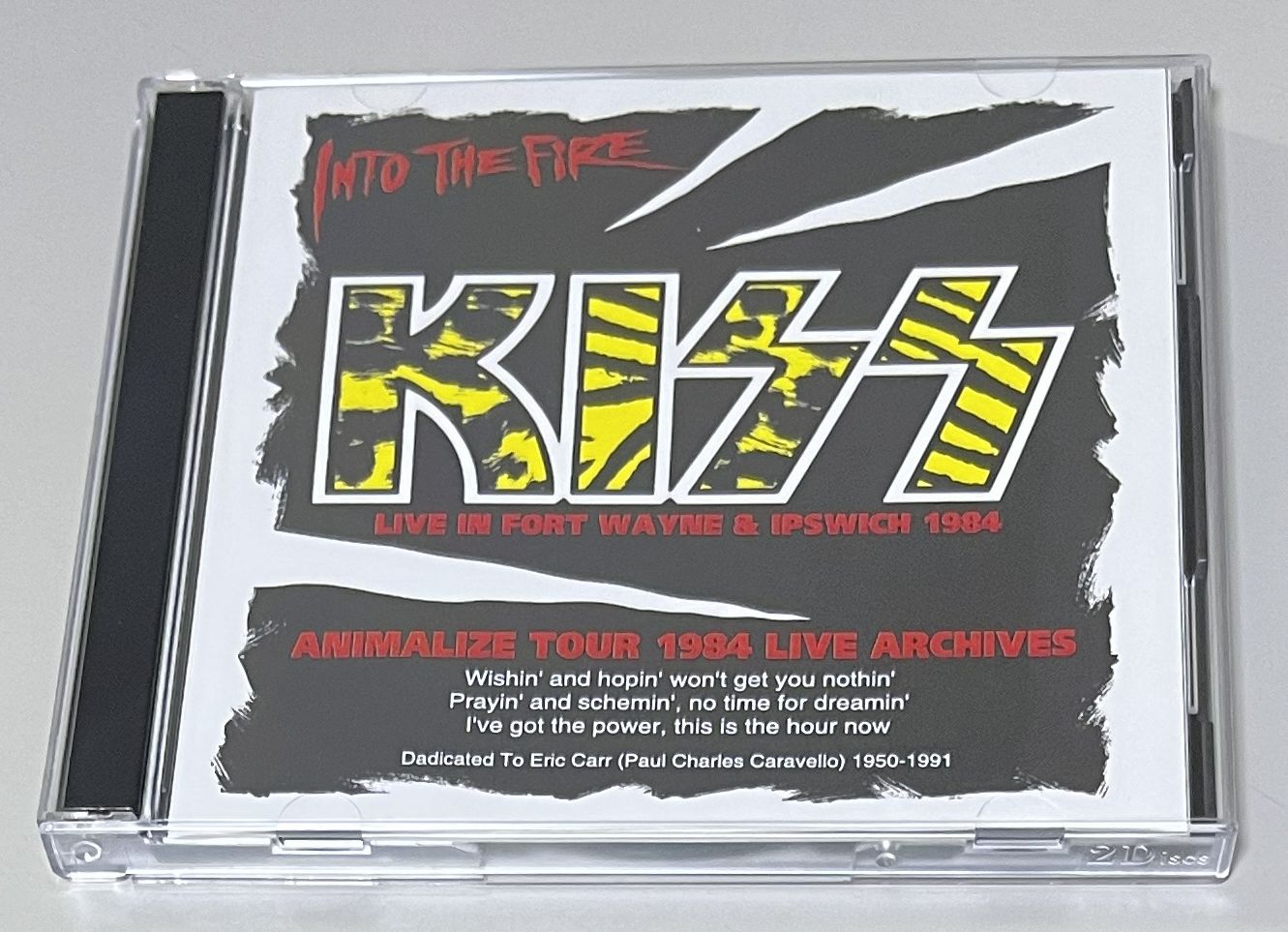 KISS / INTO THE FIRE (2CD-R) METAL SWORD RECORDS / MS CD 695/96