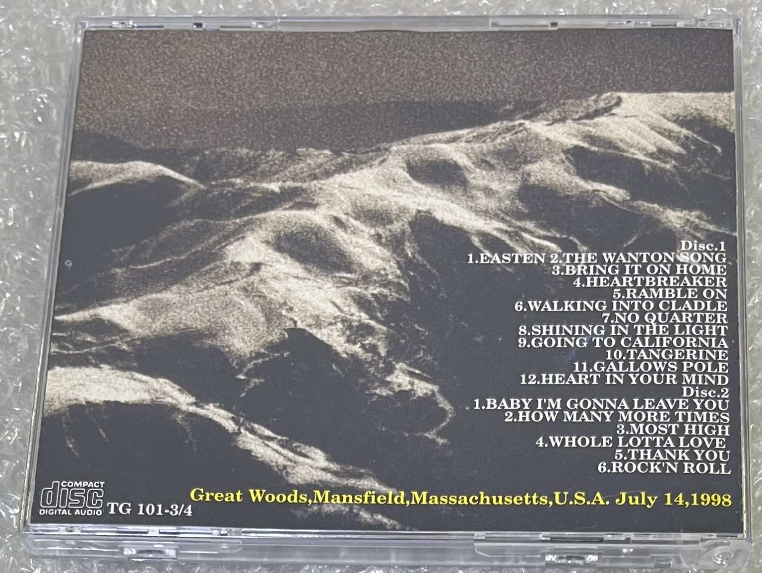 JIMMY PAGE & ROBERT PLANT / HOW MANY MORE LIVES? (2CD) TOP GEAR / TG-101-3/4