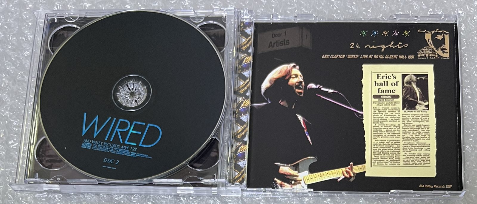 ERIC CLAPTON / WIRED (2CD) MID VALLEY RECORDS / MVR 122/123