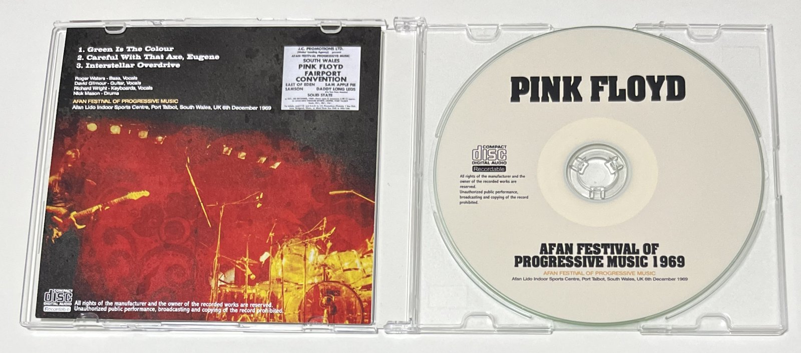PINK FLOYD / AFAN FESTIVAL OF PROGRESSIVE MUSIC 1969 (1CD-R) GIFT
