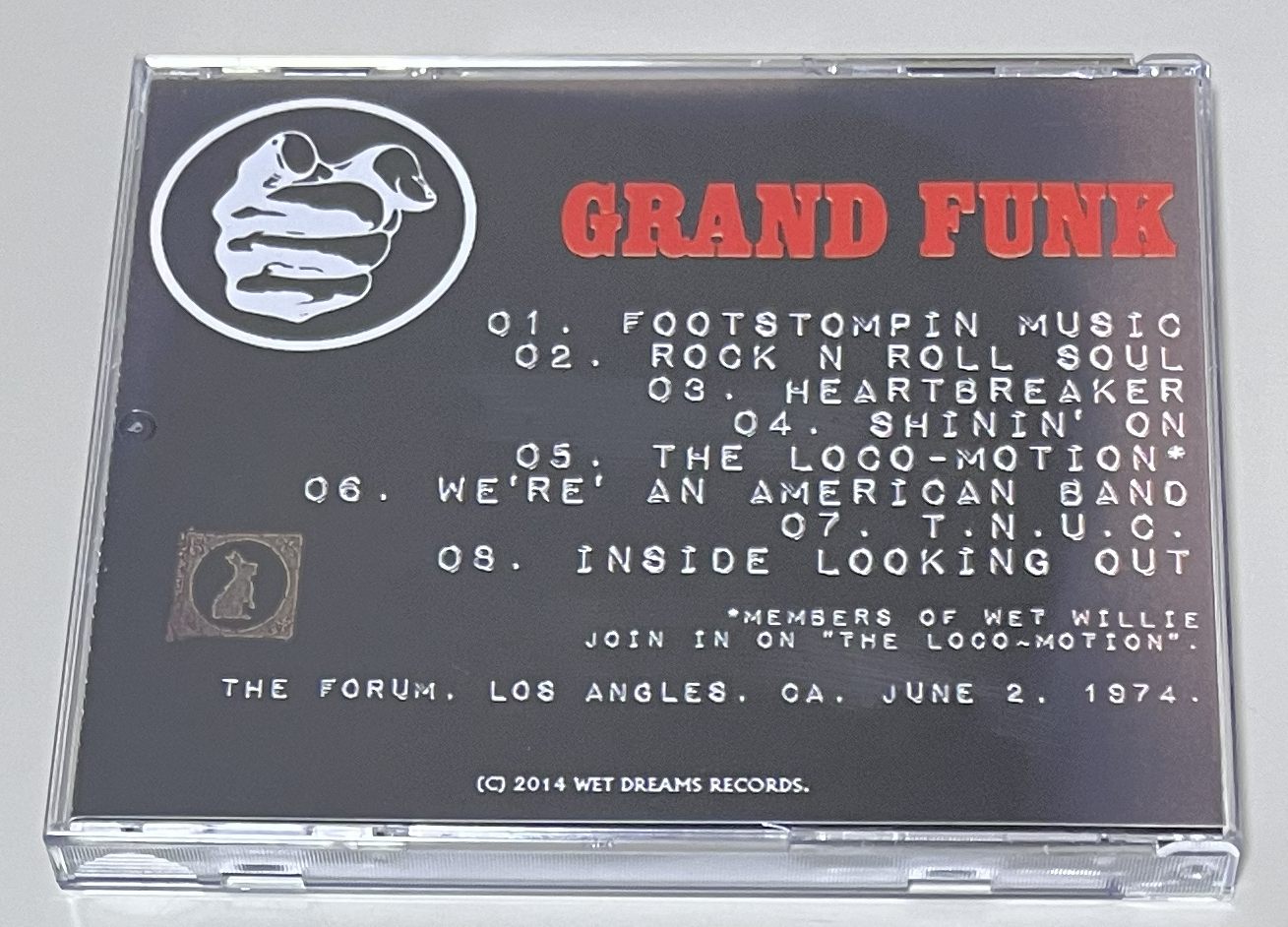 GRAND FUNK / LOS ANGELES 1978 (1CD-R) WET DREAM RECORDS / WR-616