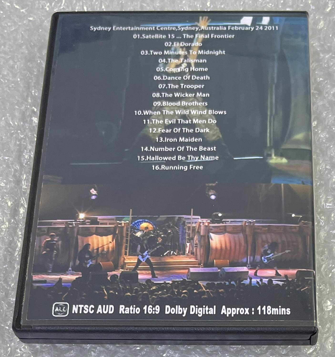 IRON MAIDEN / THE FINAL FRONTIER: WORLD TOUR IN SYDNEY (1DVD-R) NORTHERN DISC