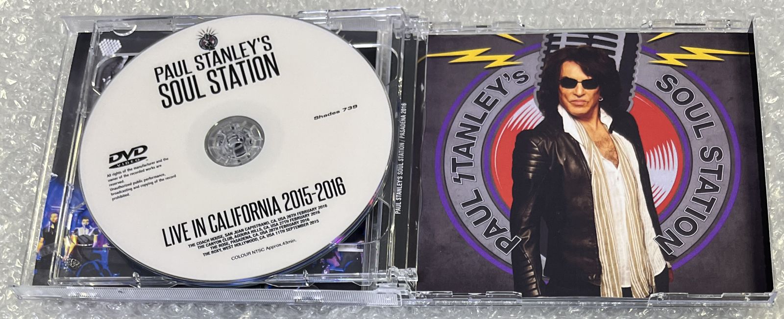 PAUL STANLEY'S SOUL STATION / PASADENA 2016 (1CDR+1DVDR) SHADES 739