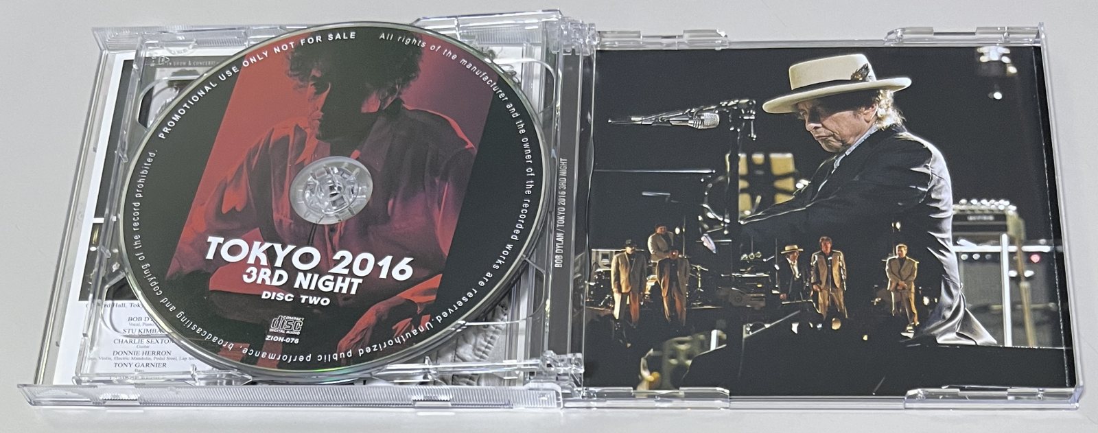 BOB DYLAN / TOKYO 2016 3RD NIGHT (2CD) ZION-076