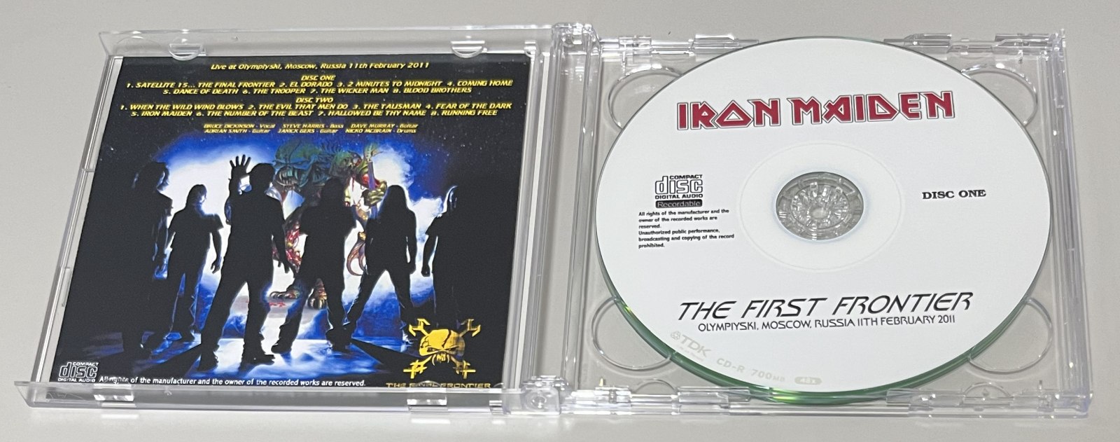 IRON MAIDEN / THE FIRST FRONTIER (2CD-R) GIFT TITTLE