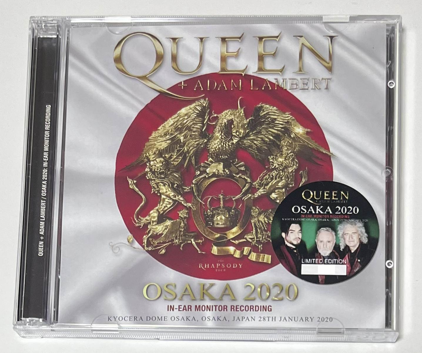 QUEEN + ADAM LAMBERT / OSAKA 2020: IN-EAR MONITOR RECORDING (2CD