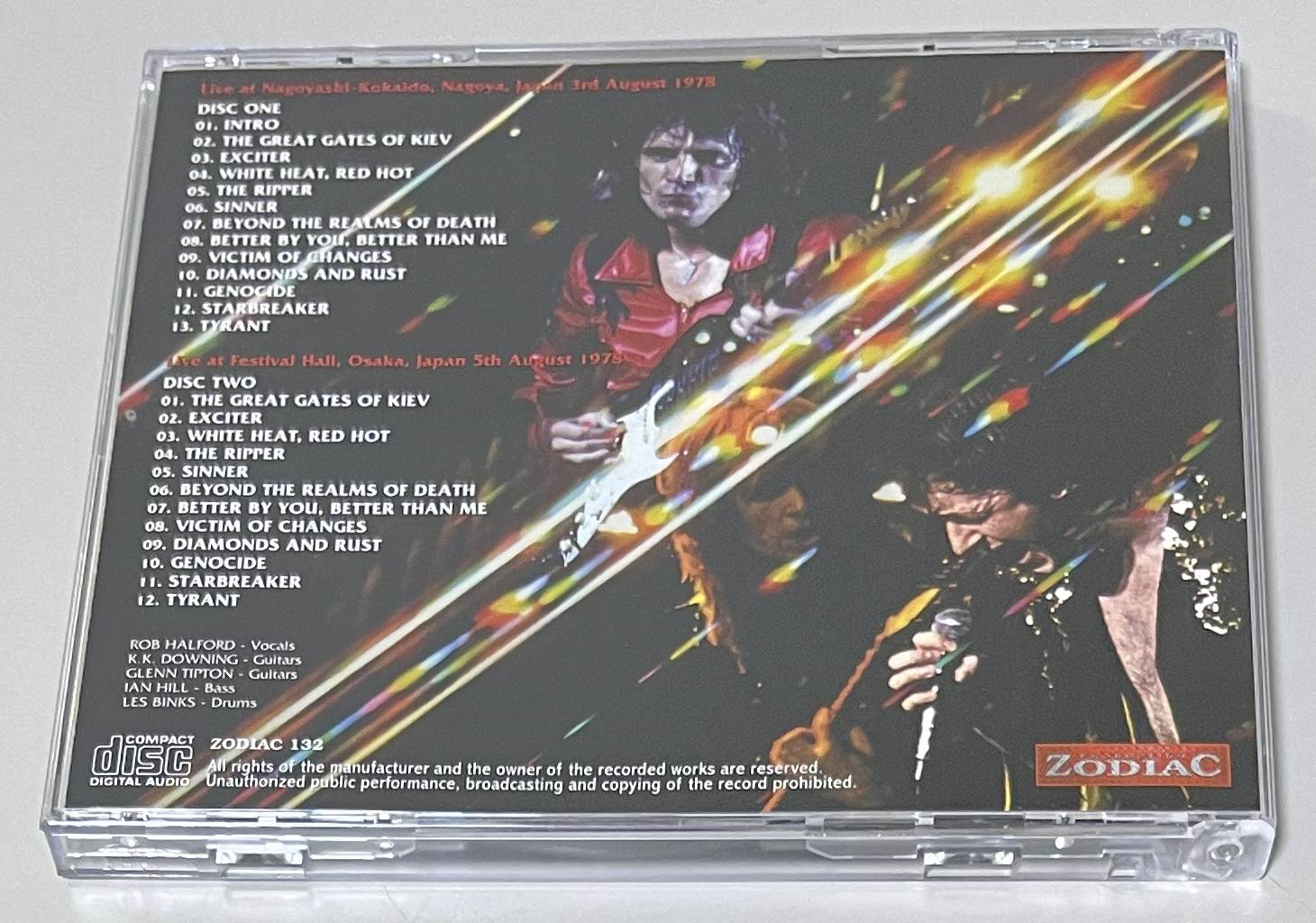 JUDAS PRIEST / LEGENDARY JAPAN TOUR 1978 (2CD) ZODIAC 132