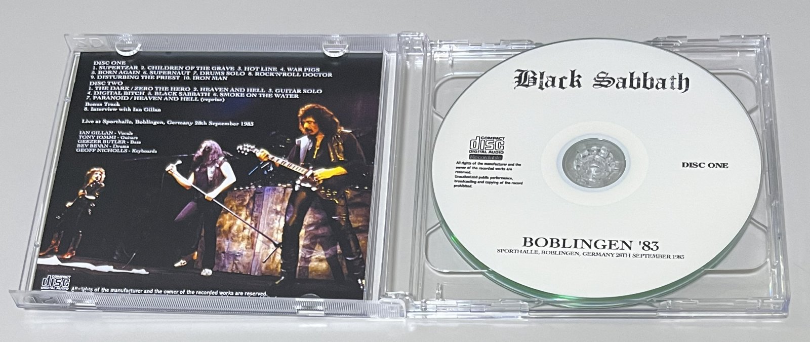 BLACK SABBATH / BOBLINGEN '83 (2CD-R) GIFT TITTLE