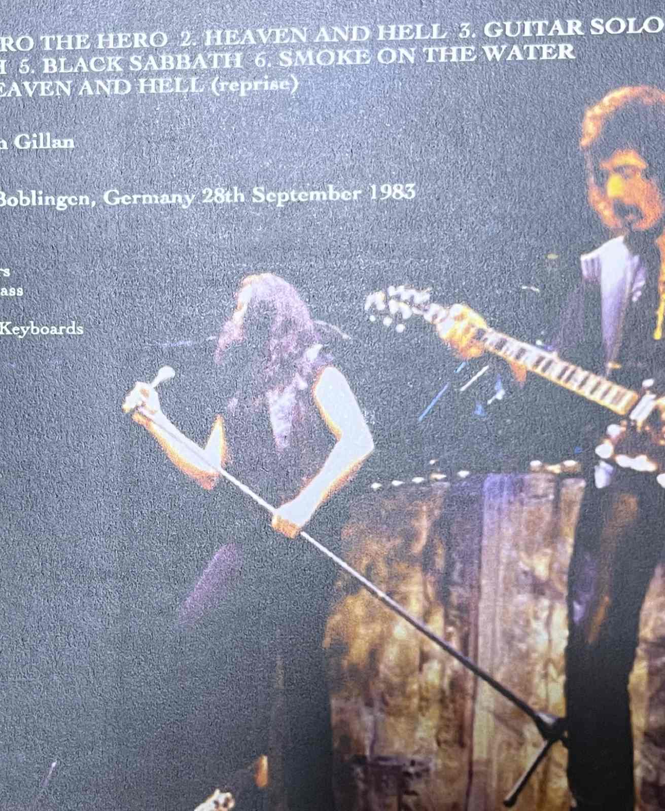 BLACK SABBATH / BOBLINGEN '83 (2CD-R) GIFT TITTLE