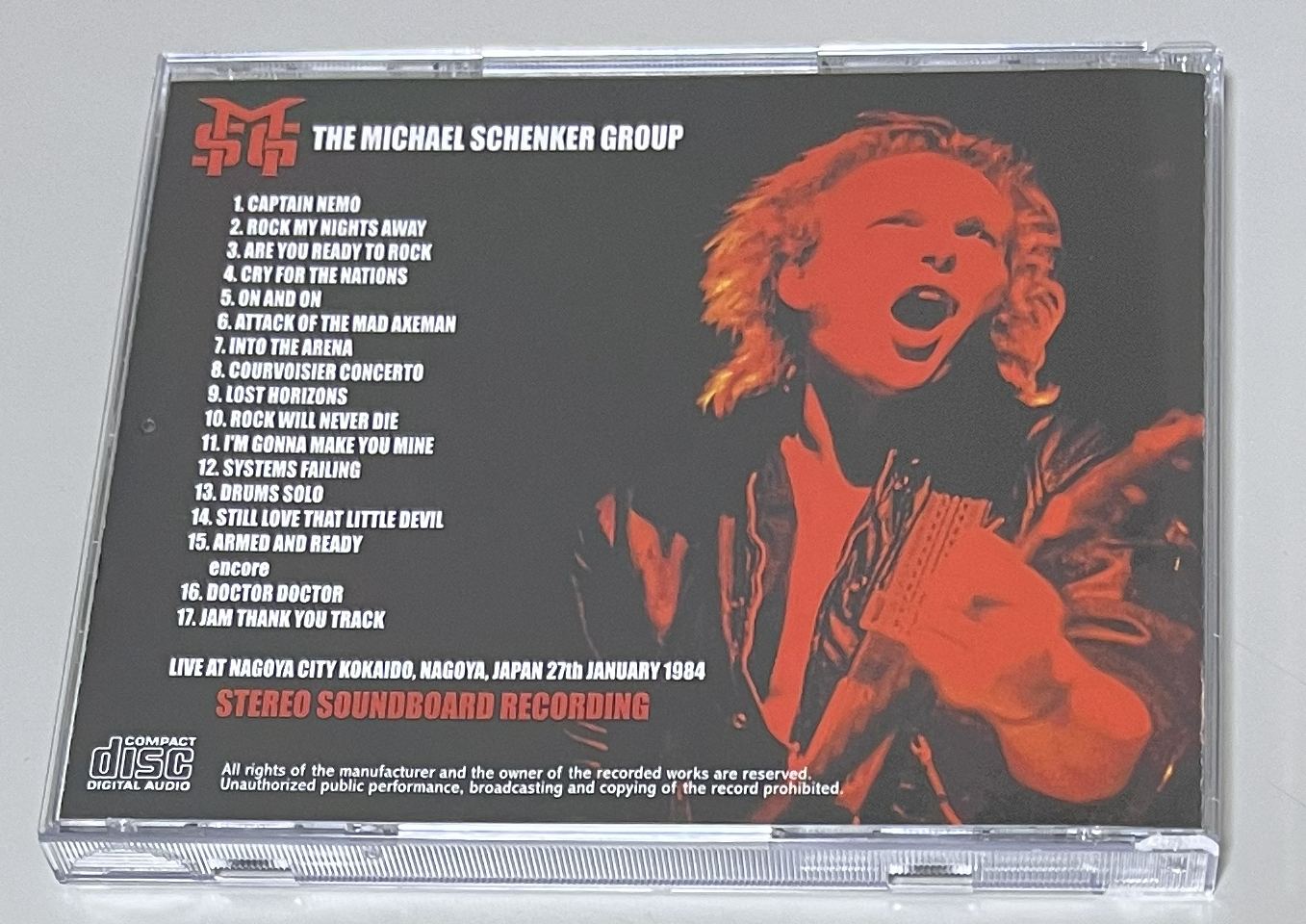 MICHAEL SCHENKER GROUP / SYSTEMS NEVER FAILING (1CD) LANGLEY-276