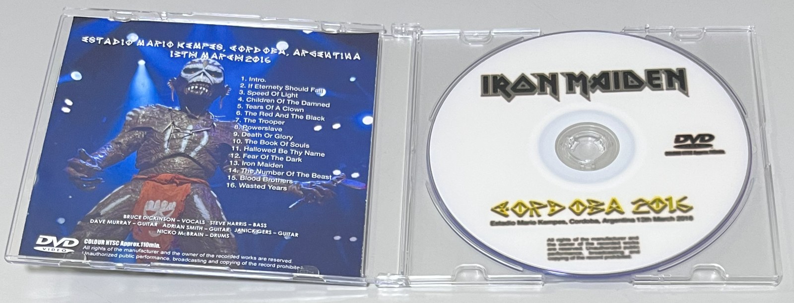 IRON MAIDEN / CORODOBA 2016 (1DVD-R) GIFT TITTLE
