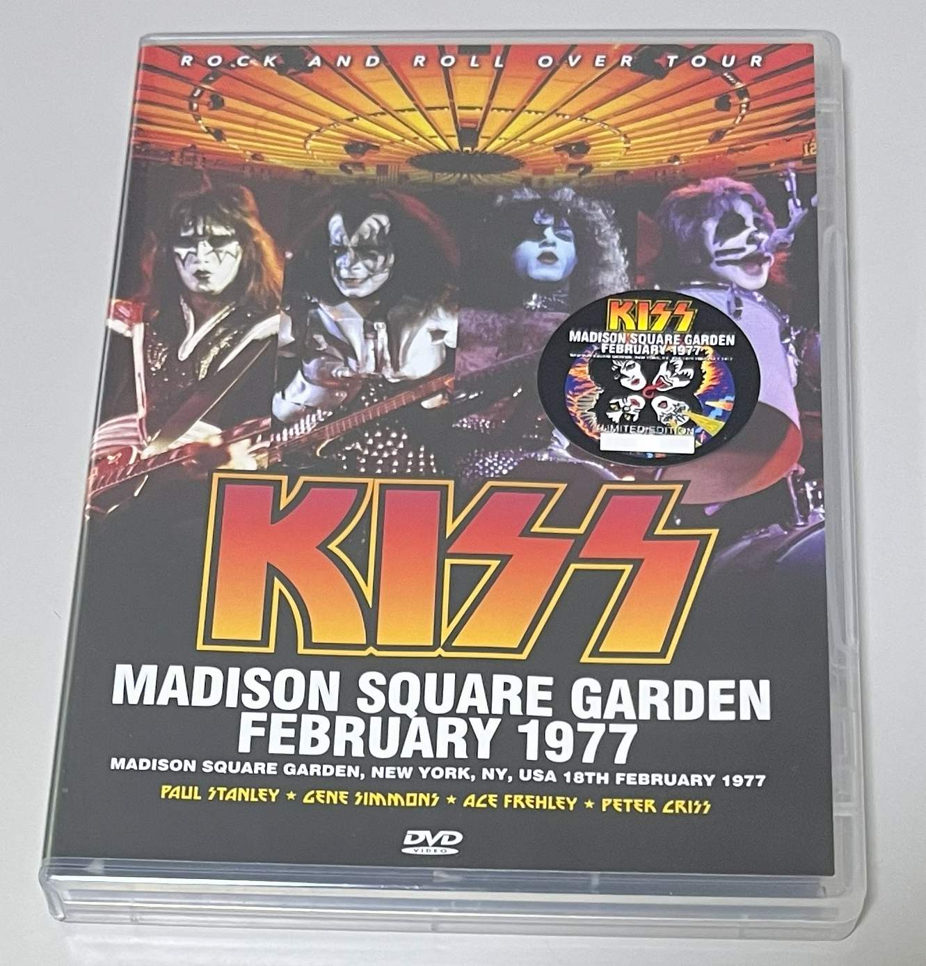 KISS / MADISON SQUARE GARDEN FEBRUARY 1977 (1DVD) NO LABEL
