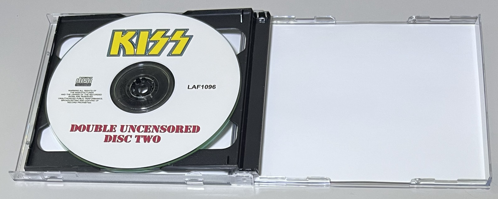 KISS / DOUBLE UNCENSORED (2CD-R) LOST AND FOUND / LAF1095/1096