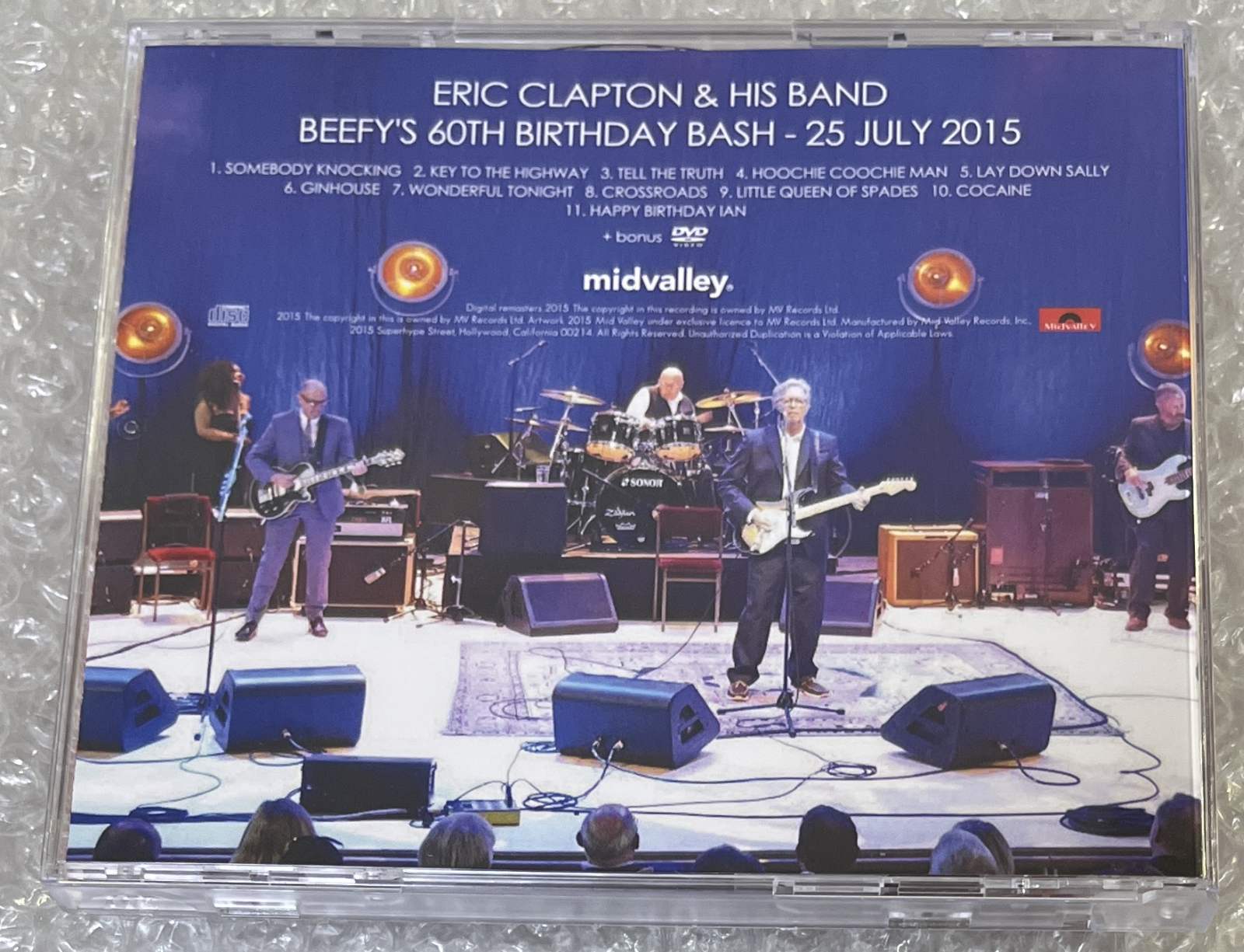 ERIC CLAPTON / BEEFY'S BIG BIRTHDAY BASH (1CD+1DVD) MID