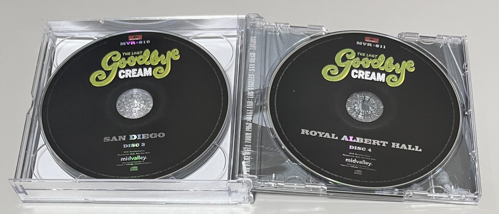 CREAM / THE LAST GOODBYE「クリームの素晴らしき日々」(4CD) MID