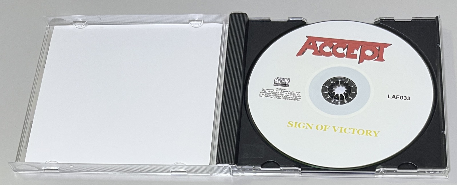 ACCEPT / SIGN OF VICTORY (1CD-R) LOST AND FOUND / LAF033