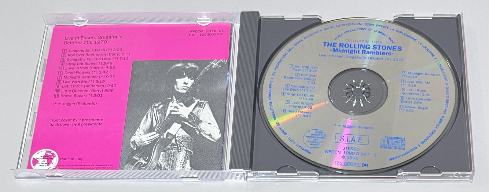 ROLLING STONES / MIDNIGHT RAMBLERS (1CD) WORLD PRODUCTIONS OF COMPACT MUSIC / WPOCM 1090 D 057-2