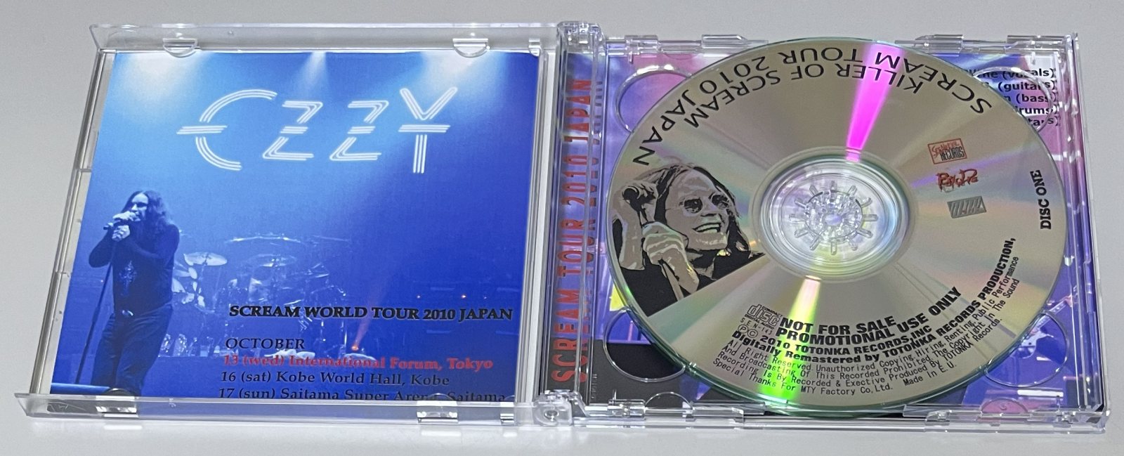 OZZY OSBOURNE / KILLER OF SCREAM (2CD-R) SEE NO EVIL / S.N.E-143