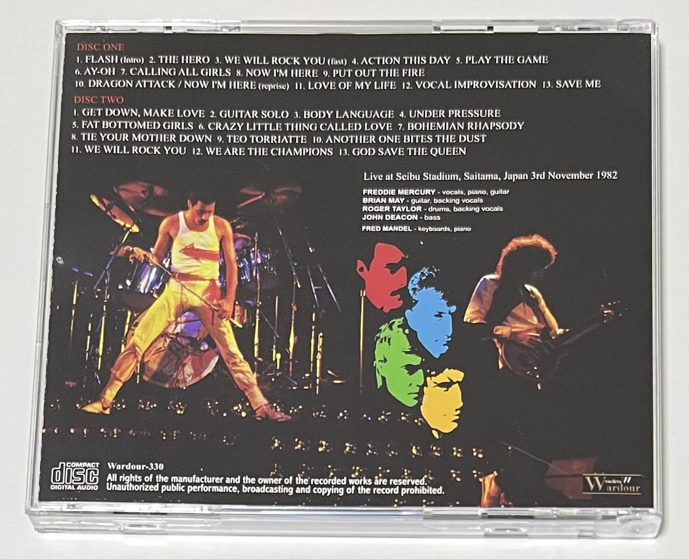 QUEEN / DEFINITIVE SEIBU STADIUM 1982 (2CD) WARDOUR-330 | すべての