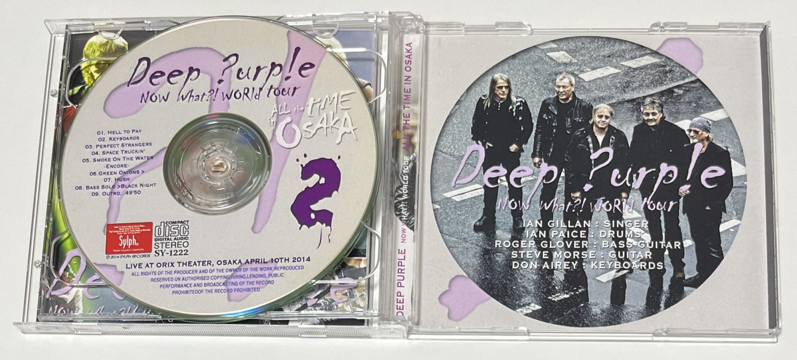 DEEP PURPLE / ALL THE TIME IN OSAKA (2CD-R) SYLPH RECORDS / SY