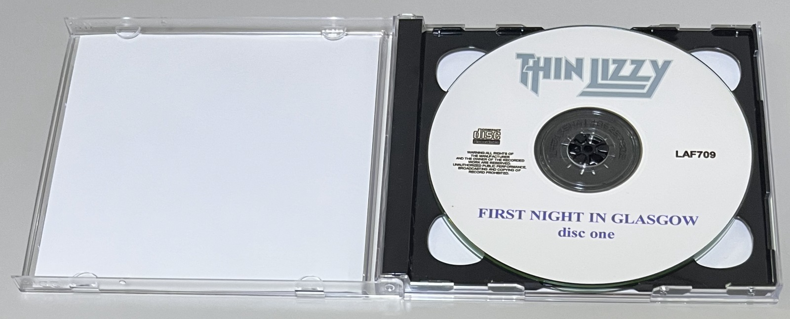 THIN LIZZY / FIRST NIGHT IN GLASGOW (2CD-R) LOST AND FOUND / LAF709/710