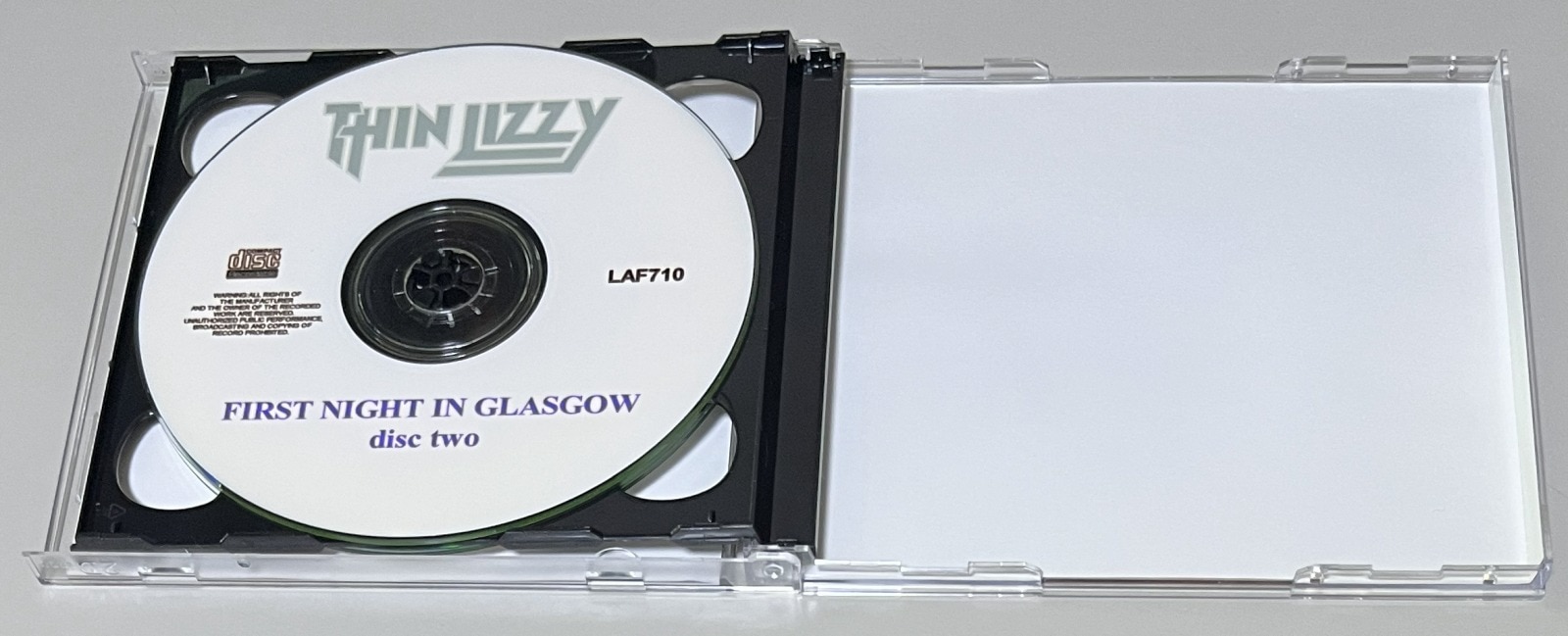 THIN LIZZY / FIRST NIGHT IN GLASGOW (2CD-R) LOST AND FOUND / LAF709/710