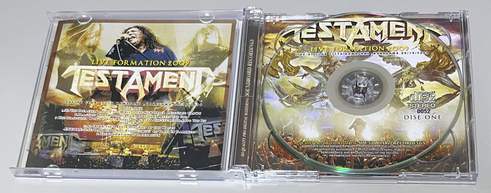 TESTAMENT / LIVE FORMATION 2009 (2CD-R) 0052