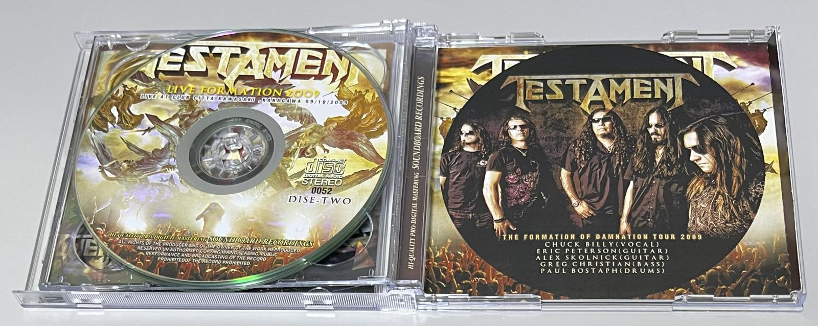 TESTAMENT / LIVE FORMATION 2009 (2CD-R) 0052
