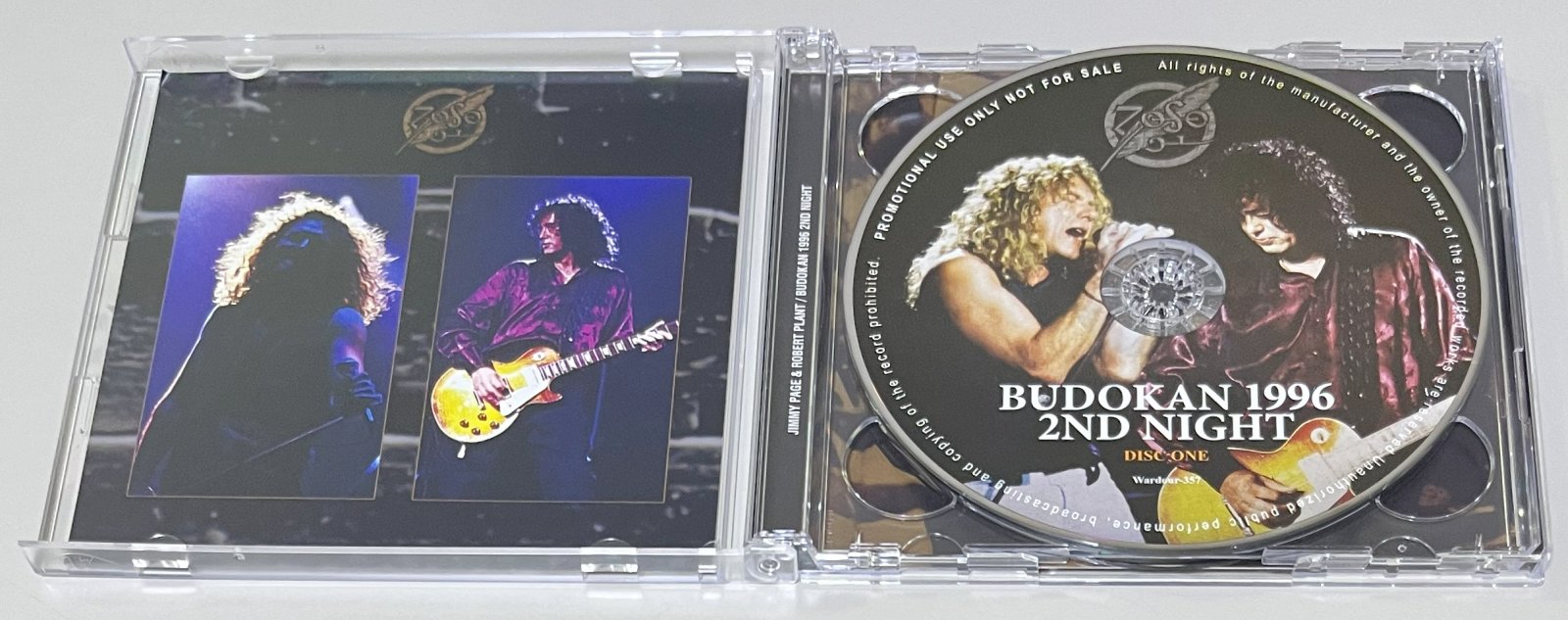 JIMMY PAGE & ROBERT PLANT / BUDOKAN 1996 2ND NIGHT (2CD) WARDOUR-357