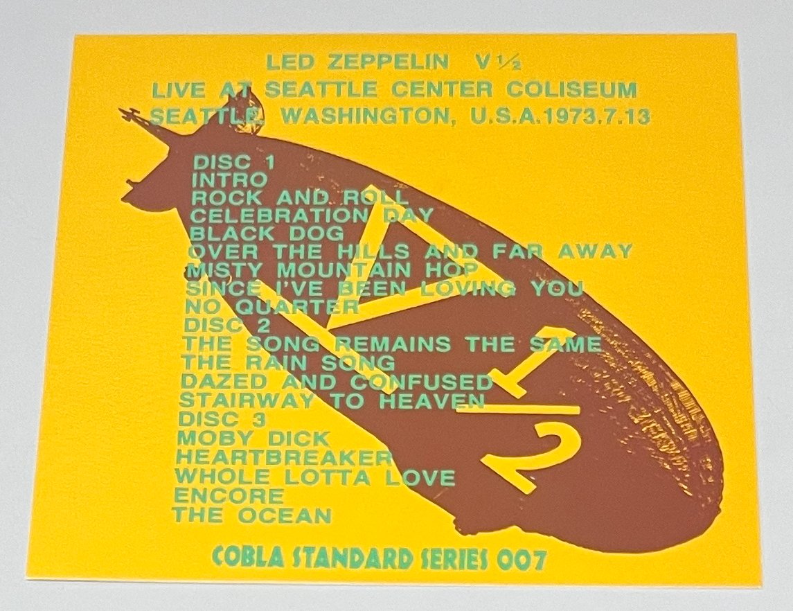 LED ZEPPELIN / V 1/2 (3CD) COBRA STANDARD SERIES 007