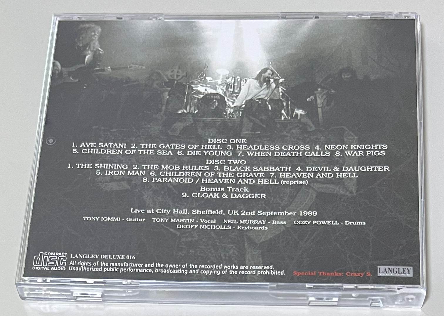 BLACK SABBATH / DEVIL & DAUGHTER (2CD) LANGLEY DELUXE 016