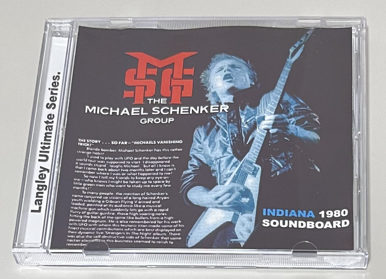 MICHAEL SCHENKER GROUP / INDIANA 1980 SOUNDBOARD (1CD-R) LANGLEY-076
