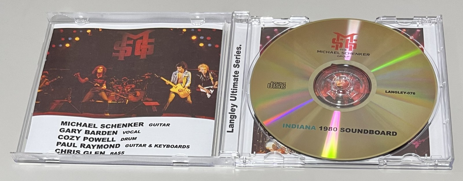 MICHAEL SCHENKER GROUP / INDIANA 1980 SOUNDBOARD (1CD-R) LANGLEY-076