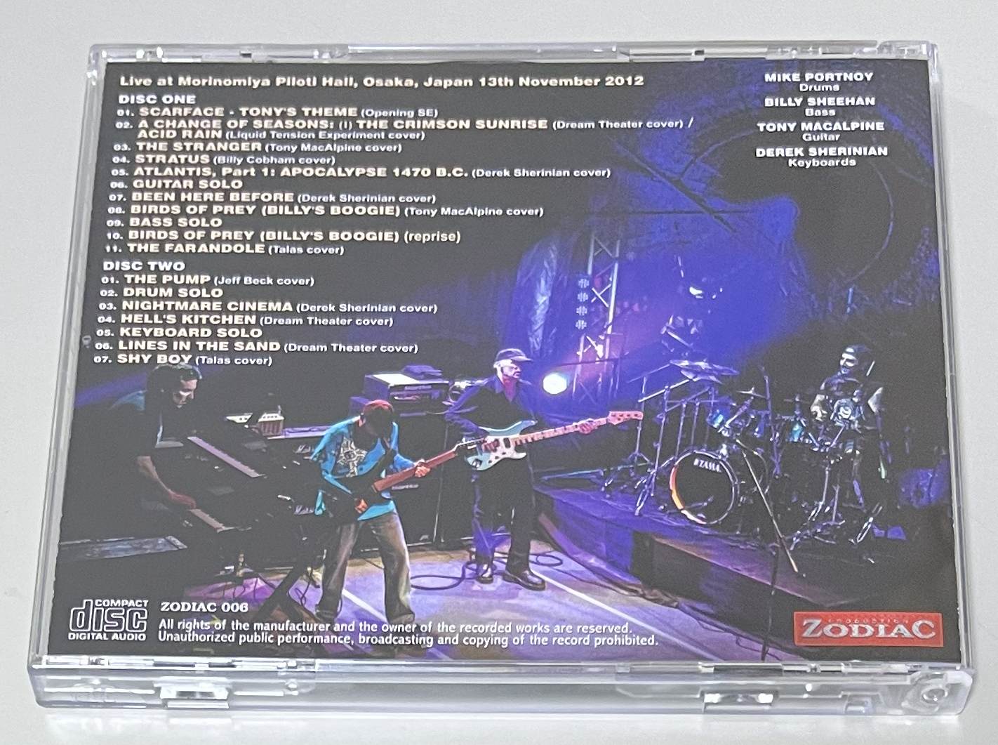 MIKE PORTNOY, BILLY SHEEHAN, TONY MACALPINE, DEREK SHERINIAN / PYRO TECHNICAL GENIUS (2CD) ZODIAC 006