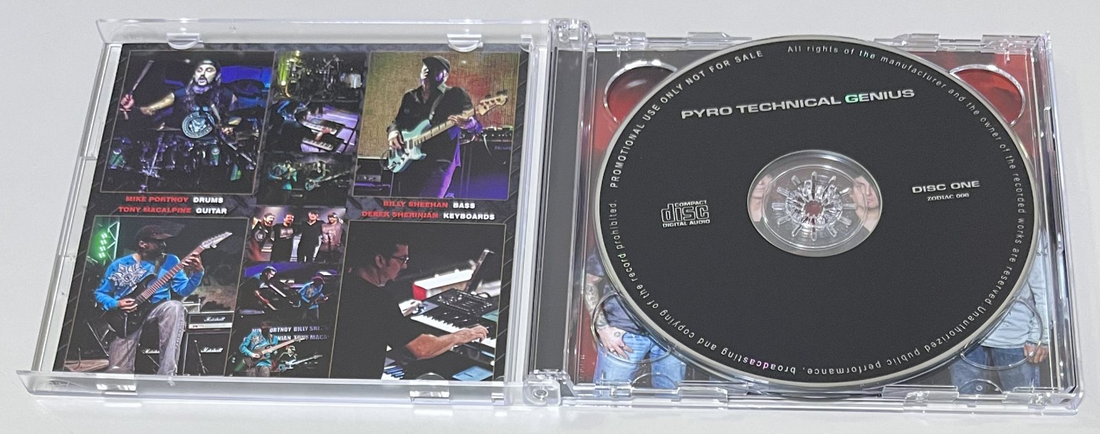 MIKE PORTNOY, BILLY SHEEHAN, TONY MACALPINE, DEREK SHERINIAN / PYRO TECHNICAL GENIUS (2CD) ZODIAC 006