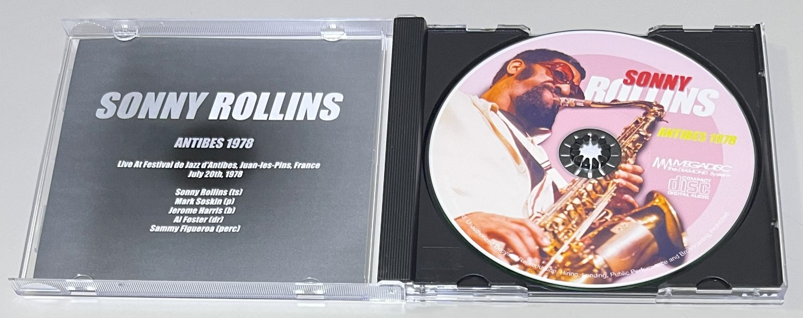 SONNY ROLLINS / ANTIBES 1978 (1CD-R) MEGADISC